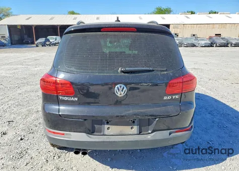 2015 Volkswagen Tiguan S из США, поврежденный, VIN WVGAV7AX8FW549005